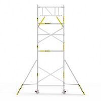 Panthera Basic met voorloopleuning rolsteiger carbon vloer 75x185x7,2m werkhoogte