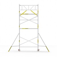 Panthera Basic met voorloopleuning rolsteiger carbon vloer 75x245x7,2m werkhoogte