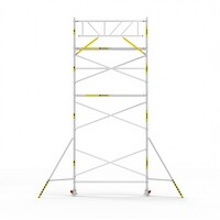 Panthera Basic met voorloopleuning rolsteiger carbon vloer 75x305x8,2m werkhoogte