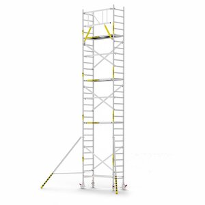 Panthera Basic met voorloopleuning rolsteiger carbon vloer 75x185x9,2m werkhoogte
