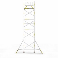 Panthera Basic met voorloopleuning rolsteiger carbon vloer 75x185x10,2m werkhoogte