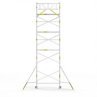 Panthera Basic met voorloopleuning rolsteiger carbon vloer 75x245x10,2m werkhoogte