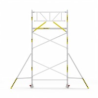 Panthera Basic met voorloopleuning rolsteiger carbon vloer 90x245x6,2m werkhoogte