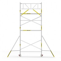 Panthera Basic met voorloopleuning rolsteiger carbon vloer 90x245x7,2m werkhoogte