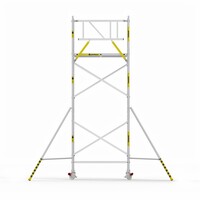 Panthera Basic met voorloopleuning rolsteiger carbon vloer 135x185x6,2m werkhoogte