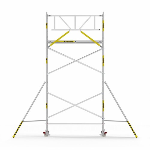 Panthera Basic met voorloopleuning rolsteiger carbon vloer 135x245x6,2m werkhoogte