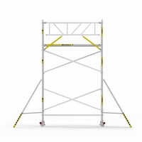 Panthera Basic met voorloopleuning rolsteiger carbon vloer 135x305x6,2m werkhoogte