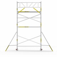 Panthera Basic met voorloopleuning rolsteiger carbon vloer 135x305x7,2m werkhoogte