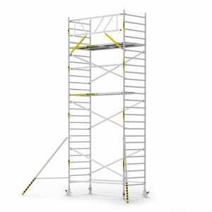 Panthera Basic met voorloopleuning rolsteiger carbon vloer 135x305x8,2m werkhoogte