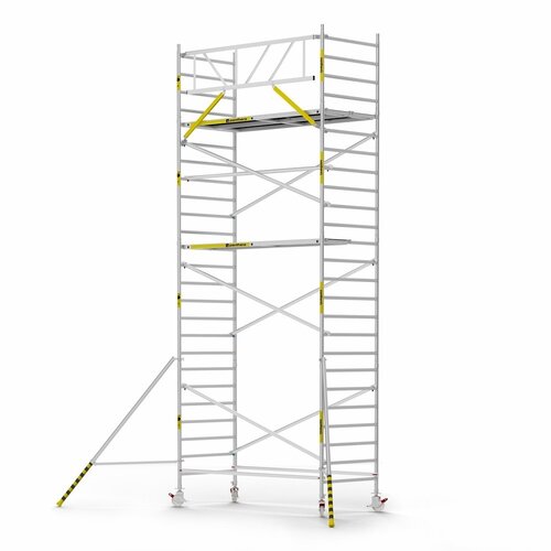 Panthera Basic met voorloopleuning rolsteiger carbon vloer 135x305x8,2m werkhoogte