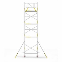 Panthera Basic met voorloopleuning rolsteiger carbon vloer 135x185x9,2m werkhoogte
