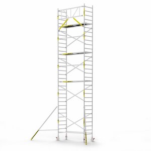 Panthera Basic met voorloopleuning rolsteiger carbon vloer 90x245x10,2m werkhoogte