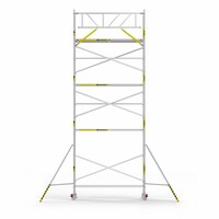 Panthera Basic met voorloopleuning rolsteiger carbon vloer 135x305x9,2m werkhoogte
