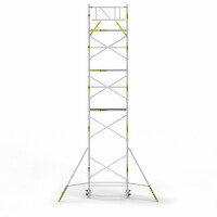Panthera Basic met voorloopleuning rolsteiger carbon vloer 135x185x10,2m werkhoogte