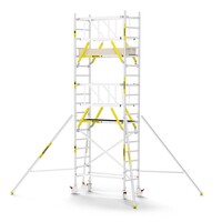 MAANDDEAL: Panthera PRO met dubbele voorloopleuning 75x185x6,2m werkhoogte