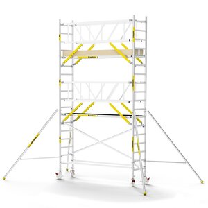 MAANDDEAL: Panthera PRO met dubbele voorloopleuning 75x305x6,2m werkhoogte