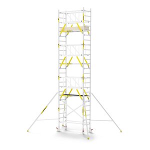 MAANDDEAL: Panthera PRO met dubbele voorloopleuning 75x185x8,2m werkhoogte carbon vloer