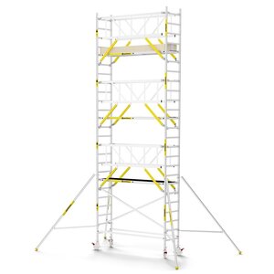 MAANDDEAL: Panthera PRO met dubbele voorloopleuning 75x245x8,2m werkhoogte carbon vloer
