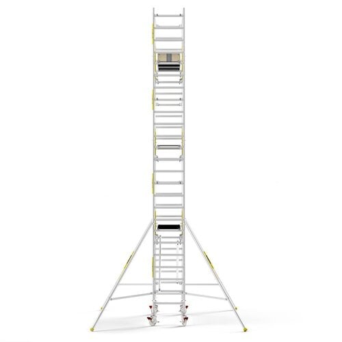 MAANDDEAL: Panthera PRO met dubbele voorloopleuning 75x305x8,2m werkhoogte carbon vloer
