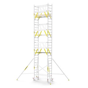 MAANDDEAL: Panthera PRO met dubbele voorloopleuning 75x185x9,2m werkhoogte carbon vloer