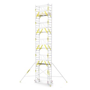 MAANDDEAL: Panthera PRO met dubbele voorloopleuning 75x185x10,2m werkhoogte carbon vloer