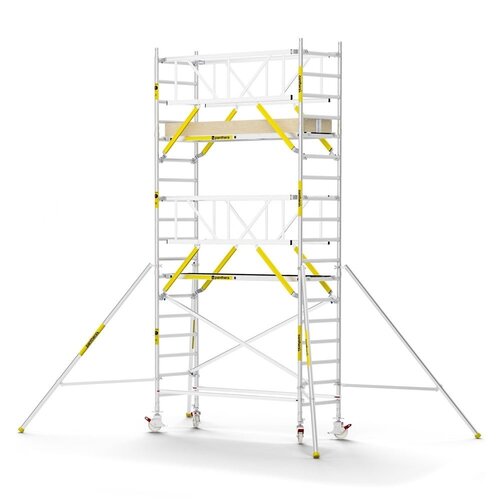 MAANDDEAL: Panthera PRO met dubbele voorloopleuning 90x245x6,2m werkhoogte