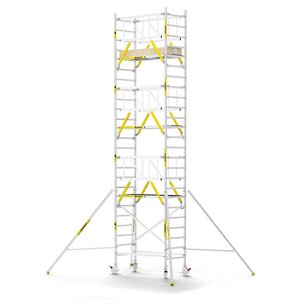 MAANDDEAL: Panthera PRO met dubbele voorloopleuning 90x185x8,2m werkhoogte carbon vloer