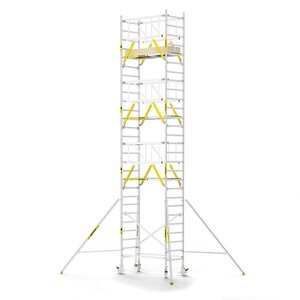 MAANDDEAL: Panthera PRO met dubbele voorloopleuning 90x185x9,2m werkhoogte carbon vloer