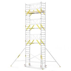 MAANDDEAL: Panthera PRO met dubbele voorloopleuning 90x245x9,2m werkhoogte carbon vloer