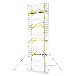 MAANDDEAL: Panthera PRO met dubbele voorloopleuning 90x305x10,2m werkhoogte carbon vloer