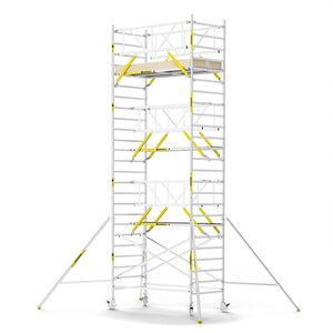 MAANDDEAL: Panthera PRO met dubbele voorloopleuning 135x245x8,2m werkhoogte