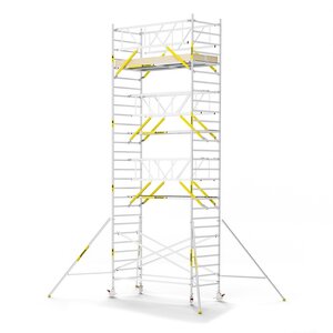 MAANDDEAL: Panthera PRO met dubbele voorloopleuning 135x305x9,2m werkhoogte