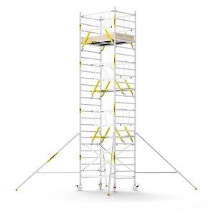 MAANDDEAL: Panthera PRO met dubbele voorloopleuning 135x185x8,2m werkhoogte carbon vloer