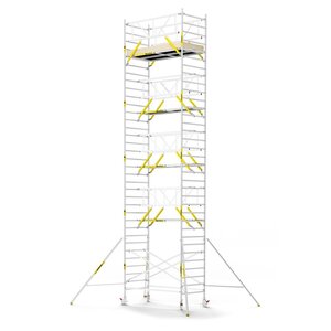 MAANDDEAL: Panthera PRO met dubbele voorloopleuning 135x245x11,2m werkhoogte carbon vloer
