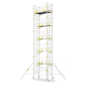 MAANDDEAL: Panthera PRO met dubbele voorloopleuning 135x245x12,2m werkhoogte carbon vloer