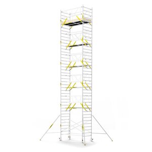 MAANDDEAL: Panthera PRO met dubbele voorloopleuning 135x245x13,2m werkhoogte carbon vloer