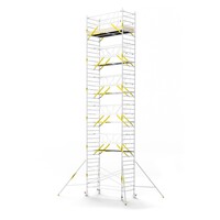 MAANDDEAL: Panthera PRO met dubbele voorloopleuning 135x305x13,2m werkhoogte carbon vloer