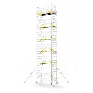 MAANDDEAL: Panthera PRO met dubbele voorloopleuning 135x305x13,2m werkhoogte carbon vloer