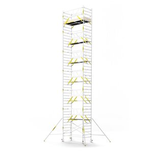 MAANDDEAL: Panthera PRO met dubbele voorloopleuning 135x245x14,2m werkhoogte carbon vloer