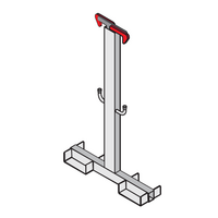 RSS Dakrandbeveiliging RSS plat dak Compact Staander