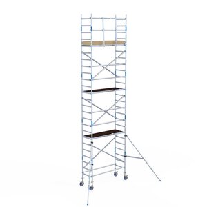 Rolsteiger Alumexx Light 75x190 8,2m werkhoogte  - Carbon platformen