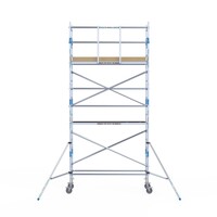 Alumexx Rolsteiger Alumexx Light 75x250 6,2m werkhoogte geschoord Carbon vloer