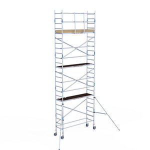 Rolsteiger Alumexx Light 75x250 8,2m werkhoogte geschoord Carbon vloer