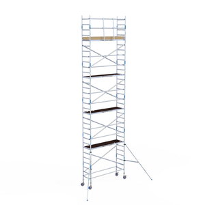 Rolsteiger Alumexx Light 75x250 10,2m werkhoogte geschoord Carbon vloer