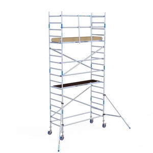 Rolsteiger Alumexx Light 90x250 6,2m werkhoogte geschoord Carbon vloer