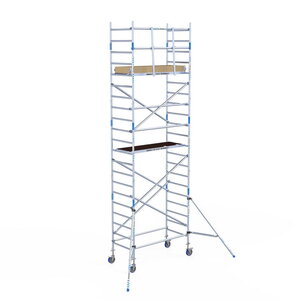Rolsteiger Alumexx Light 90x190 7,2m werkhoogte geschoord Carbon vloer