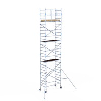 Alumexx Rolsteiger Alumexx Light 90x190 9,2m werkhoogte geschoord Carbon vloer