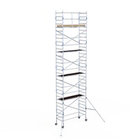 Alumexx Rolsteiger Alumexx Light 90x250 10,2m werkhoogte geschoord Carbon vloer