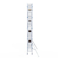 Alumexx Rolsteiger Alumexx Light 90x250 10,2m werkhoogte geschoord Carbon vloer