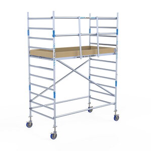Rolsteiger Alumexx Light 135x250 4,2m werkhoogte geschoord Carbon vloer